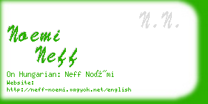 noemi neff business card